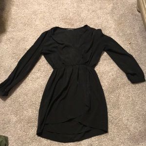 black dress, great for funerals/weddings